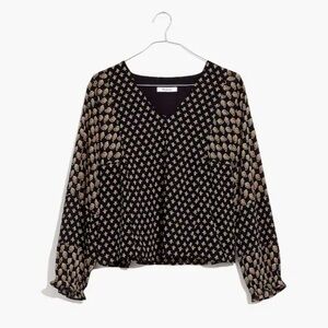 Madewell Paisley Mix Print Blouse